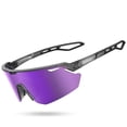 thumbnail image 1 of Gafas de sol deportivas Lamicall, ultraligeras, polarizadas, UV400, color morado, 1 of 7