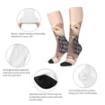 thumbnail image 3 of Fotbe Cute Mouse In Glasses Calcetas Divertidas Estampadas para Hombre y Mujer, Calcetas de Algodón hasta la Rodilla para Caminar, Correr, Enfermería y Embarazo, 3 of 6