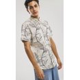 thumbnail image 3 of Camisa Manga Corta Estampada C&a De Hombre, 3 of 7