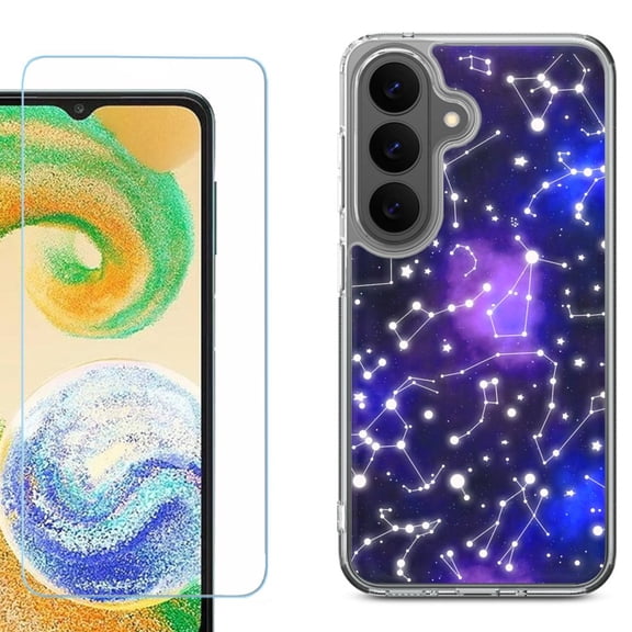 Phone Case for Samsung Galaxy A37 5G, with Screen Protector, by OneToughShield - Constellations