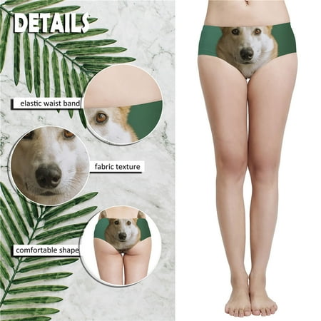 

XIAOFFENN Lively Bras For Women Black Sexy Tops For Women Ladies Fashion Cute Funny Animal Ear Pattern Breathable Panties Low Waist Sexy Briefs Everyday Bras