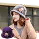 thumbnail image 3 of Gorro de punto con orejeras para mujer (invierno 2023) | Gorro de lana con forro polar de doble capa para clima frío | Mezcla de algodón suave para uso diario y actividades al aire libre, 3 of 4