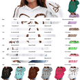 thumbnail image 3 of Girl's Leopard Bow Graphic Hoodies Cute Hooded Sweatshirts Preppy Hoodie, 3 of 4