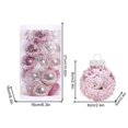 thumbnail image 3 of Juego de 25 adornos de bolas navideñas, kit de colgantes para árbol de Navidad de 2,4 pulgadas, decoración para el hogar, colgante festivo, irrompible, para Navidad y temporada, 3 of 5