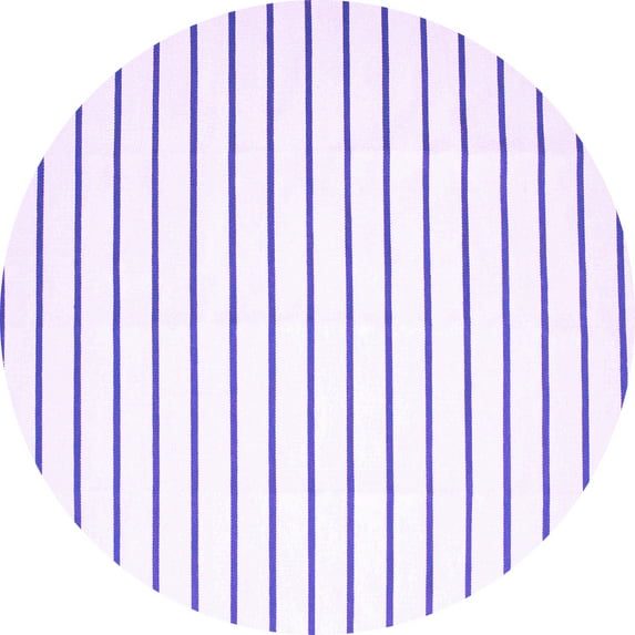 Ahgly Company Indoor Round Solid Purple Modern Area Rugs, 5' Round