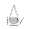 thumbnail image 2 of HUISZJ Crossbody Bag Sling Shoulder Bag, Fanny Packs with Adjustable, Sling Bag Sling Shoulder Bag Wallet for Women (Gray), 2 of 10