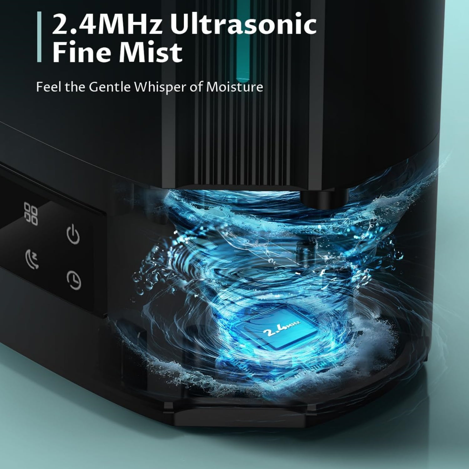 6L Humidifiers for Bedroom Large Room & Essential Oil Diffuser, Ultrasonic Top Fill Cool Mist Humidifiers for Baby, Plants, Nursery Last up to 60 Hours, Smart Humidistat Control, Quiet