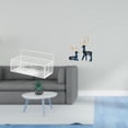 thumbnail image 2 of Cesta de almacenamiento,Cesta organizadora de almacenamiento de cocina colgante de alambre,Estatua de alce y ciervo,Figuras de alce y ciervo,decoración del hogar,estatuas de resina,Estatua de, 2 of 8