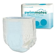 Swimmates Adult Bowel Containment Swim Brief M Moderate Absorbency Swim Pull On, 2845, 20 Ct