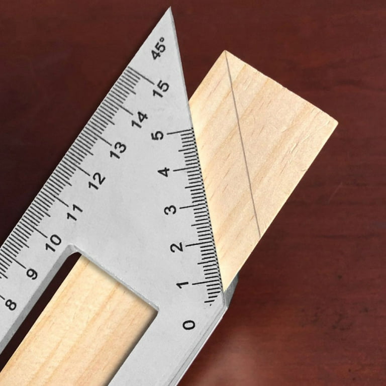 2pcs 90 Degree Square Metric Ruler Right Angle Ruler Straight Edge Ruler  Woodworking Measuring Tool - AliExpress