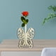 thumbnail image 5 of Florero hidropónico de mariposa de creativa con soporte Jarrón de maceta de Soporte de flor de brote decorativo para jardín Macarena Jarrón hidropónico, 5 of 7