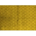 thumbnail image 1 of Ahgly Company Machine Washable Indoor Rectangle Oriental Yellow Industrial Area Rugs, 2' x 4', 1 of 4