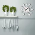 thumbnail image 2 of Mirror Effect Kitchen Clock Spoon Fork Cutlery Design Removable 3D Stickers Home Decor, 2 of 3