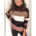 thumbnail image 1 of REDHOTYPE Ladies Sweater Knit Pullover Loose Blouse High Neck Plus Size Sweater, 1 of 1