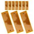 thumbnail image 1 of unbranded 10Ud Reflectores Plásticos Amarillos Para Auto Con Reflectantes De Alta Visibilidad, 1 of 6