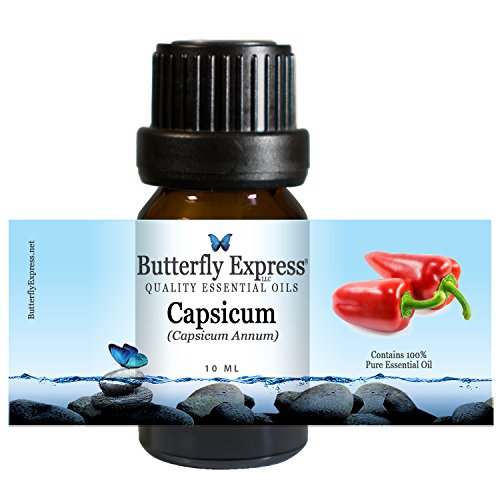 Capsicum Essential Oil 10ml 100 Pure by Butterfly Express
