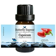 Capsicum Essential Oil 10ml - 100% Pure by Butterfly Express