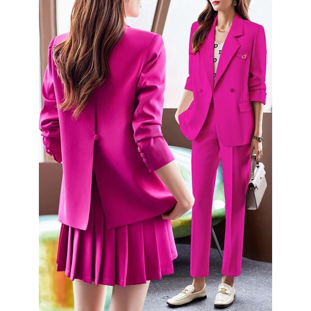 Chaqueta de traje para mujer, primavera y otoño, estilo informal, elegante, formal, vestido profesional