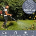 thumbnail image 3 of Gas Leaf Blower, SEGMART 52cc 2 Cycle Engine Backpack Blower, Powerful Gas Powered Leaf Blower, Commercial Blower for Lawn Garden Blowing Leaves, Snow Debris and Dust, Air Volume 890m³/h, LLL3710, 3 of 10