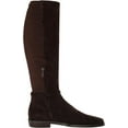 thumbnail image 6 of Sam Edelman Clive Chocolate Brown Squared Toe Stacked Heel Knee High Boots (Chocolate Brown, 5), 6 of 6