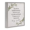 thumbnail image 5 of Daphne Polselli You Left Me Beautiful Memories Weeping Inspirational Phrase 12 in x 12 in Framed Painting Art Print, by Stupell Home Décor, 5 of 5