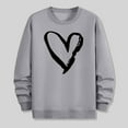 thumbnail image 5 of PNTUTB Fashion Valentine's Day Print Loose Comfort Casual Long Sleeves Crew Neck Pullover Sweatshirts for Men, 5 of 6