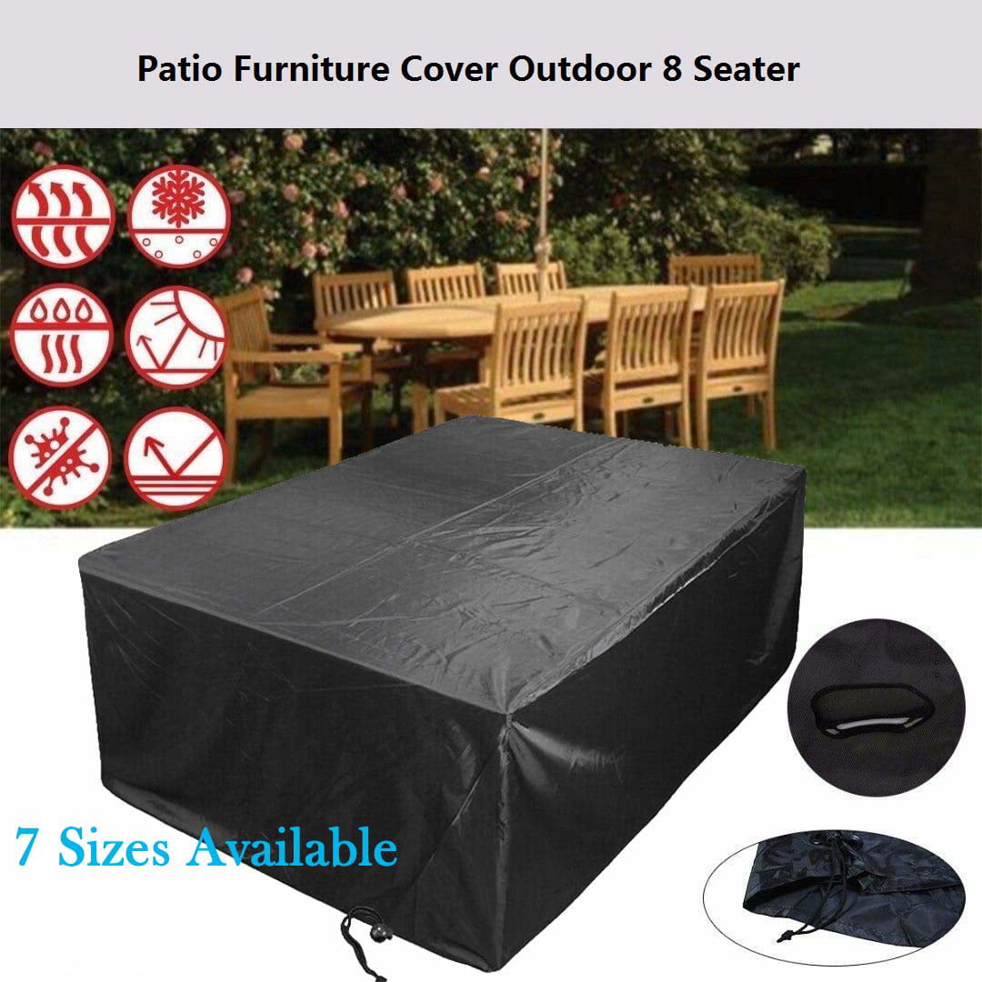 Waterproof Rectangular Ottoman or Side Table Cover 52" Outdoor Anti-UV Anti-Snow 