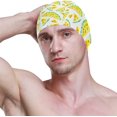 thumbnail image 3 of FYBTO Swimming Cap Yellow Watermelon Unisex Adult FYBTO Polyester, 3 of 4