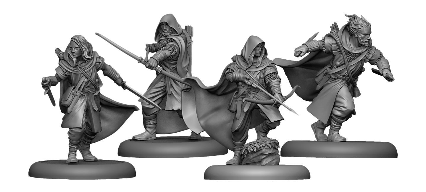 A Song of Ice & Fire: Tabletop Miniatures Game Stark Crannogman Trackers Unit Box, by CMON - image 5 of 6