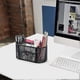 thumbnail image 4 of Black Multifunctional Mesh Desk Manager with 8 Compartments and 1 Drawer for Office, Home, School, Classroom, 4 of 5