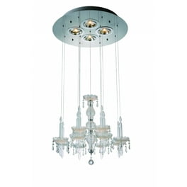 26 X 26 X 43 Clear Crystal Glass Pendant Lamp 26 X 26 X 43 Clear Crystal Glass Pendant Lamp