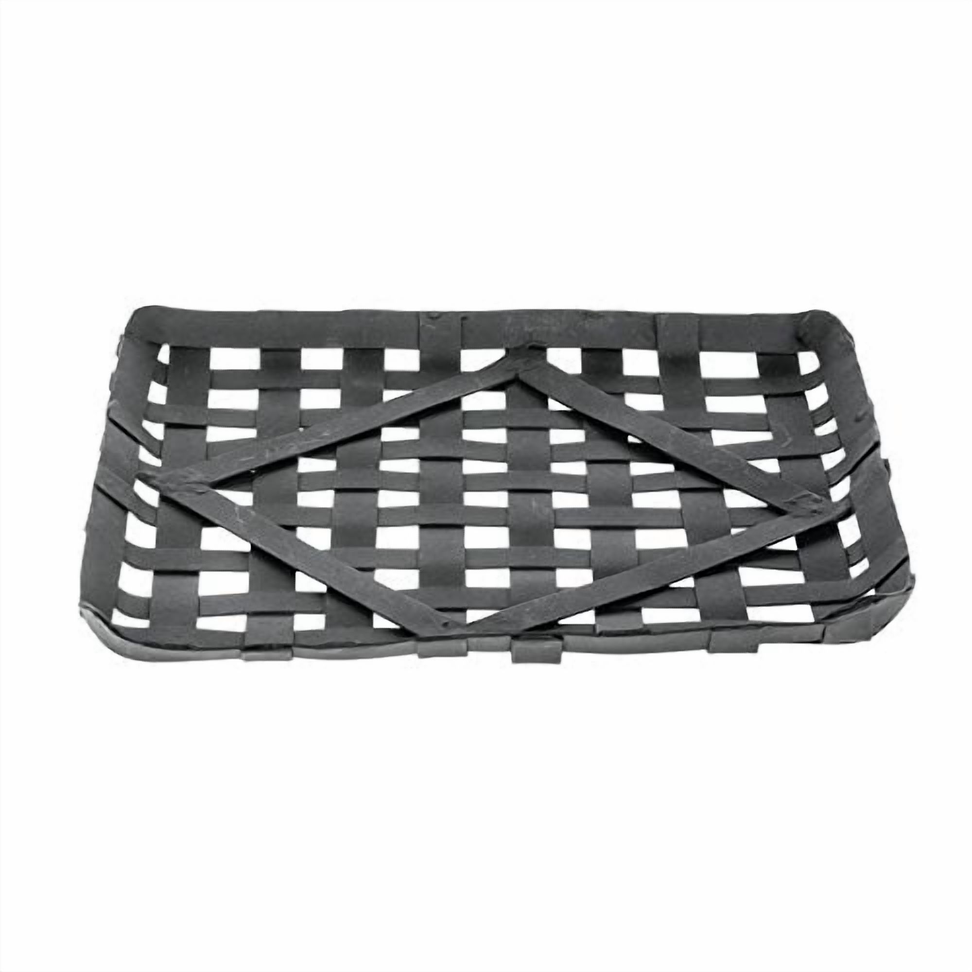 HUBERT® Metal Tobacco Basket Black - 8 1/2"L x 8 1/2"W x 1/2"H