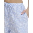 thumbnail image 4 of Mills by Millie Bobby Brown Women's Wide Leg Seersucker Palazzo Pants, Sizes XXS-XXL, 4 of 5