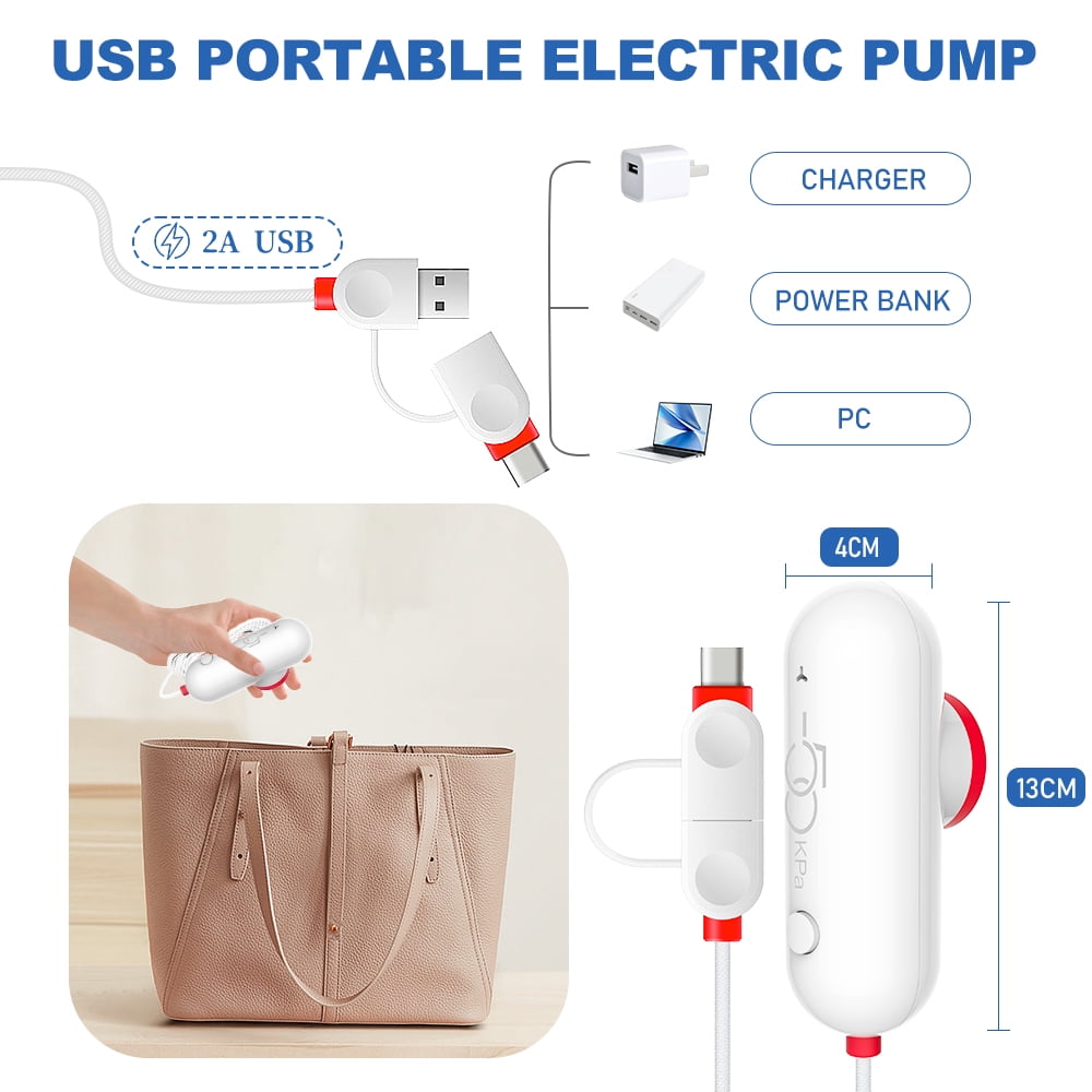 Vacbird 18 Pack Travel Vacuum Storage Bags with USB Electric Pump, Compression Packing Bags for Travel, Space Saver for Clothes Clothing Suitcase and Luggage