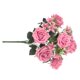 thumbnail image 3 of Rosas rizadas artificiales Jumpingount decoración para boda hogar habitación rosa 9 Ramo HA8196-02B, 3 of 6