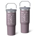 thumbnail image 2 of 1pc Christianity 30oz Tumbler with Straw & Handle - Insulated Stainless Steel Cup | Holiday Gift for Man Women (Christmas, Valentine's, Birthday), 2 of 7