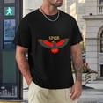thumbnail image 4 of SPQR Men's Cotton Short Sleeve HD Print Tee for Casual T-Shirt Crew Neck Top Black M, 4 of 7