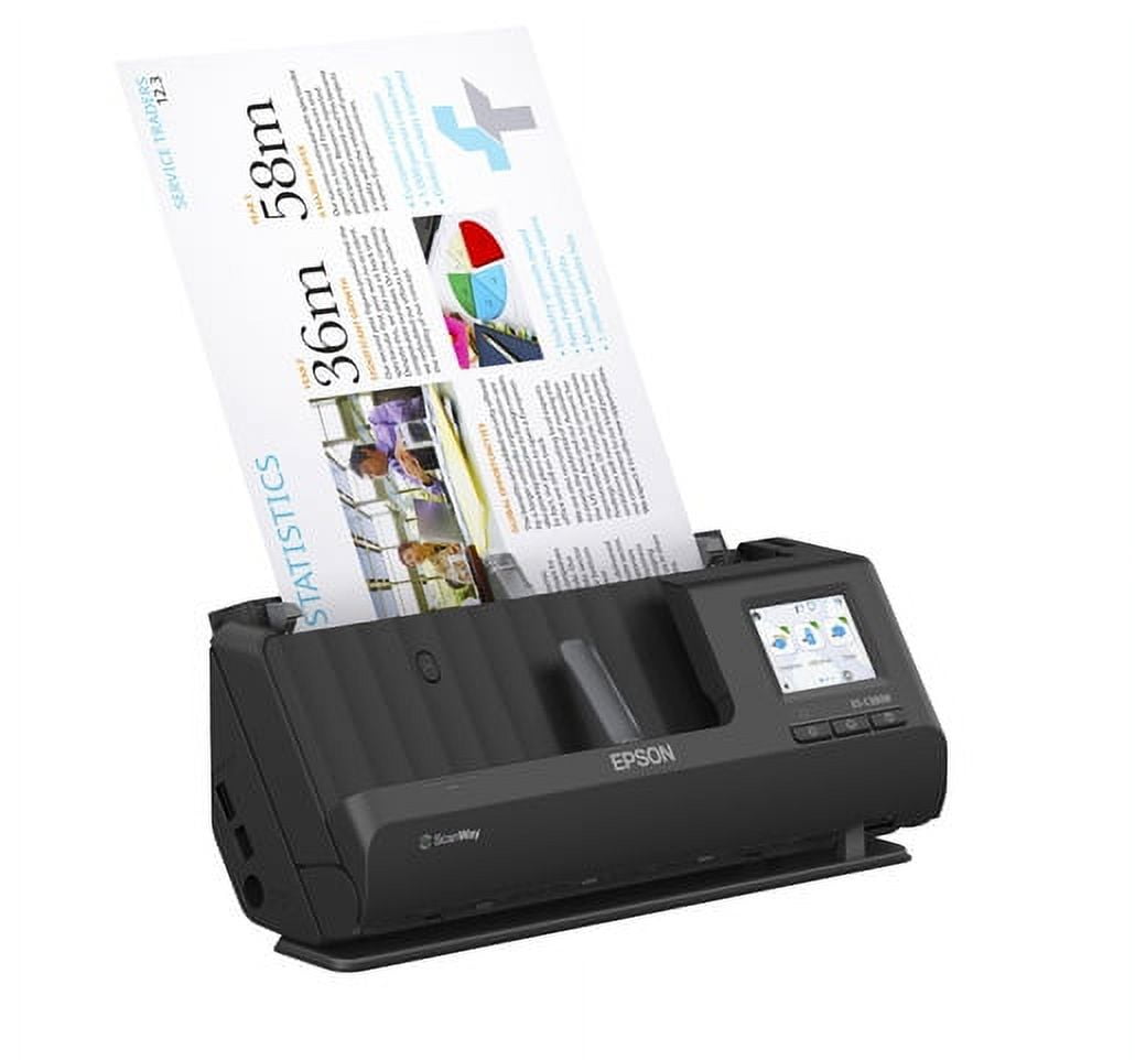 Epson ES-200 Duplex Mobile Color Document Scanner 2024 with Auto Document Feeder