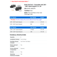 thumbnail image 2 of Brake Pad Set 8 - Compatible with 2001 - 2007 Toyota Sequoia 4.7L V8 - Autopart Premium, 2 of 2