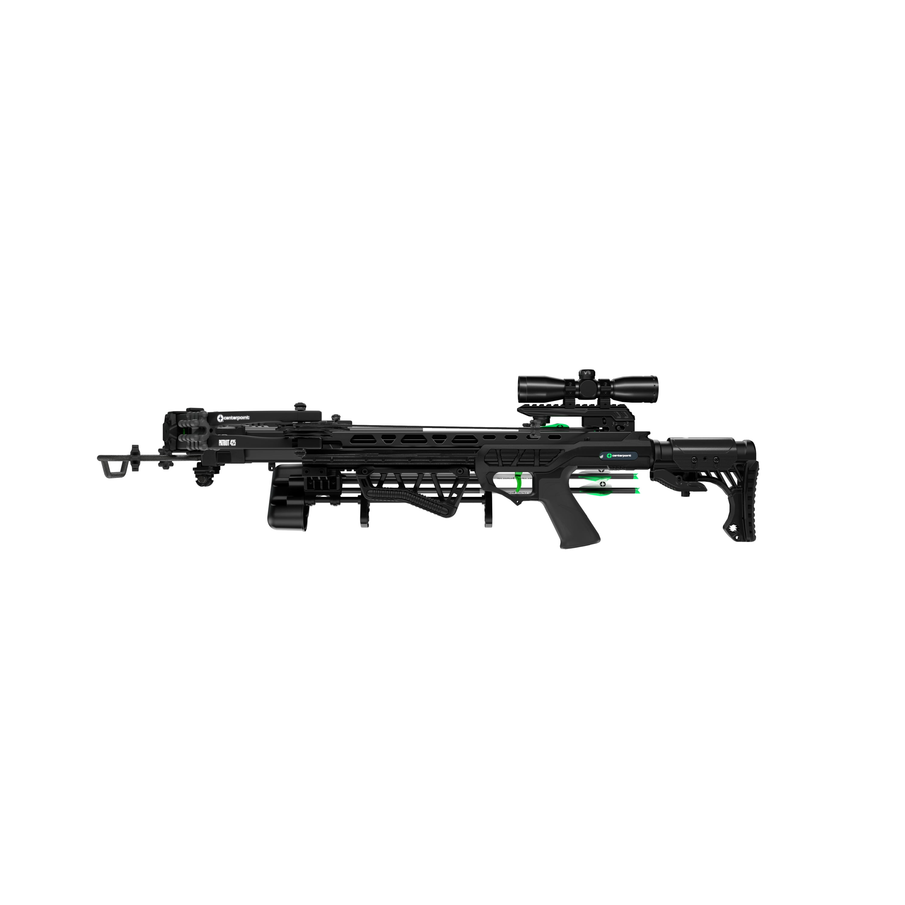 CenterPoint Patriot 425 with Power Draw Crossbow (Black)