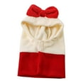 thumbnail image 4 of Gorro de invierno cálido para perros y gatos, capucha cortavientos, regalo para cubrir orejas, disfraz para senderismo, festividades navideñas, clima Rojo L, 4 of 10