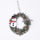 thumbnail image 2 of Corona de Navidad Decoración Corona de Otoño Mini Corona de Navidad Artificial Hecha a Mano, Corona de Flores Decoración Navideña Ideal para Tu Puerta, Pared O W, 2 of 2
