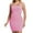 1, Round Neck Pink, variant on ANYFIT WEAR Strapless Shapewear Slip for Women Tummy Control Body Shaper Under Dress Seamless Lingerie with Removable Straps