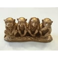Four Monkeys Statue Do No Evil Say No Evil Hear No Evil See No Evil