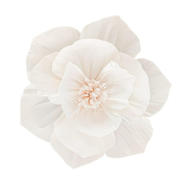 3 PCS Set Of Premium 3D Crepe Paper Flowers Lifelike Realistic Floral Decorations For Weddings Birthdays And Home Easy DIY Craft For Party