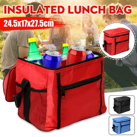 Portable Large Picnic Lunch Storage Bag Travel Thermal Insulated Cool Bag Tote Lunch Drink Bags