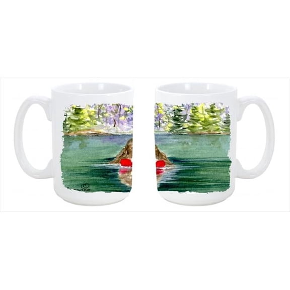 Springer Spaniel Dishwasher Safe Microwavable Ceramic Coffee Mug 15 oz.