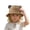 A-Coffee89, variant on Toddler Bucket Hat With Cute Cat Ears And Embroidery Kids Adjustable Strap Outdoor Wide Brim Sun Hat 2-5Y