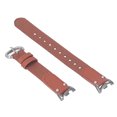 thumbnail image 4 of Correa de reloj deportivo de cuero PU de lona suave, pulsera de repuesto transpirable apta para Mi Band 8 NFC, color marrón caramelo, 4 of 5