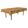 thumbnail image 2 of Luau Tablecover 54" X 108", Plastic - 12 Pack (1 Per Package), 2 of 3